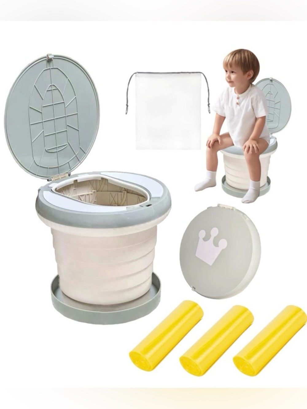SunnySmile Portable, Foldable Potty Seat For Toddler